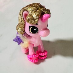 Zuru 5 Surprises – Lily Unicorn Squad – Lot of 4 Pink White Brown Glitter Hair