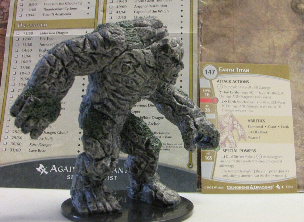 DnD Miniatures Against the Giants – Singles