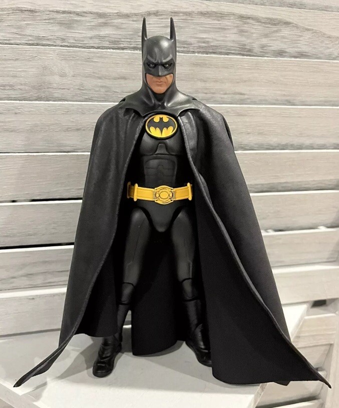 custom batman keaton 1/9 Beast Kingdom leather wired cape NOT FIGURE