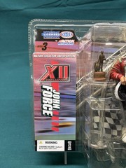 NEW McFarlane Toy John Force 2004 XII Champion Action Figure Autographed + Photo