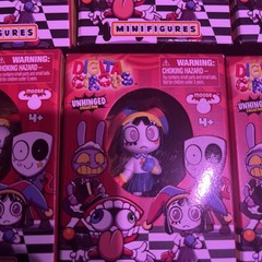The Amazing Digital Circus Unhinged Complete Set Lot Of 8 Mini Figure 2” Toys