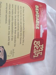 Mr Bean A Beany Bendable Vintage Figure 6″ 1990 NJ Croce Tiger Aspect New Sealed
