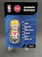 Ghostwrite Eminem Detroit Pistons home variant Special Edition 100% Game face