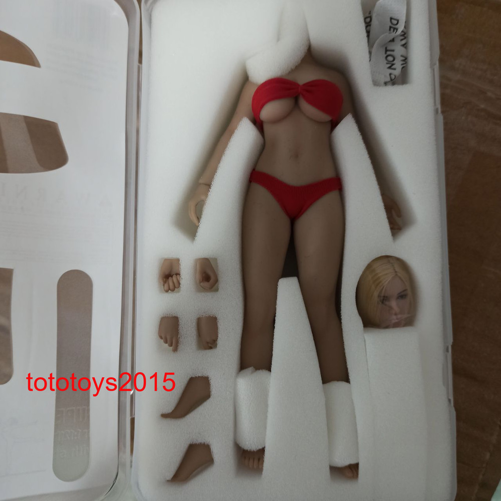 TBLeague T05B 1/12 Flexible Female Suntan Seamless Body W/Head Clothes Model