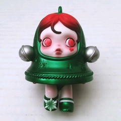 Skullpanda Tell Me What You Want Series Green Jingle All The Way Ornament