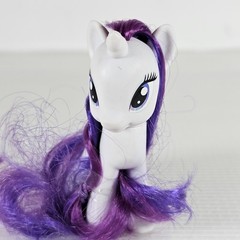 My Little Pony G4 Rarity Brushable Figure 3″ w/ Accessories & Pet Bird