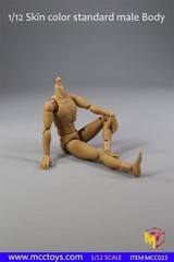 MCCToys 1/12 Male Flexible Figure Body Muscle Narrow Shoulder For 6″ Action Toy