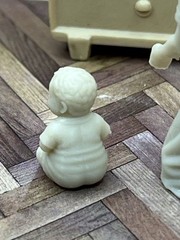 1:24 1950 Dollhouse Mom and Toddler Baby Child Inspired by Marx