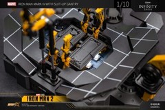 1918: ZD Toys 1/10 Suit-up Gantry with Iron Man MK4 Action Figure Bundle Set
