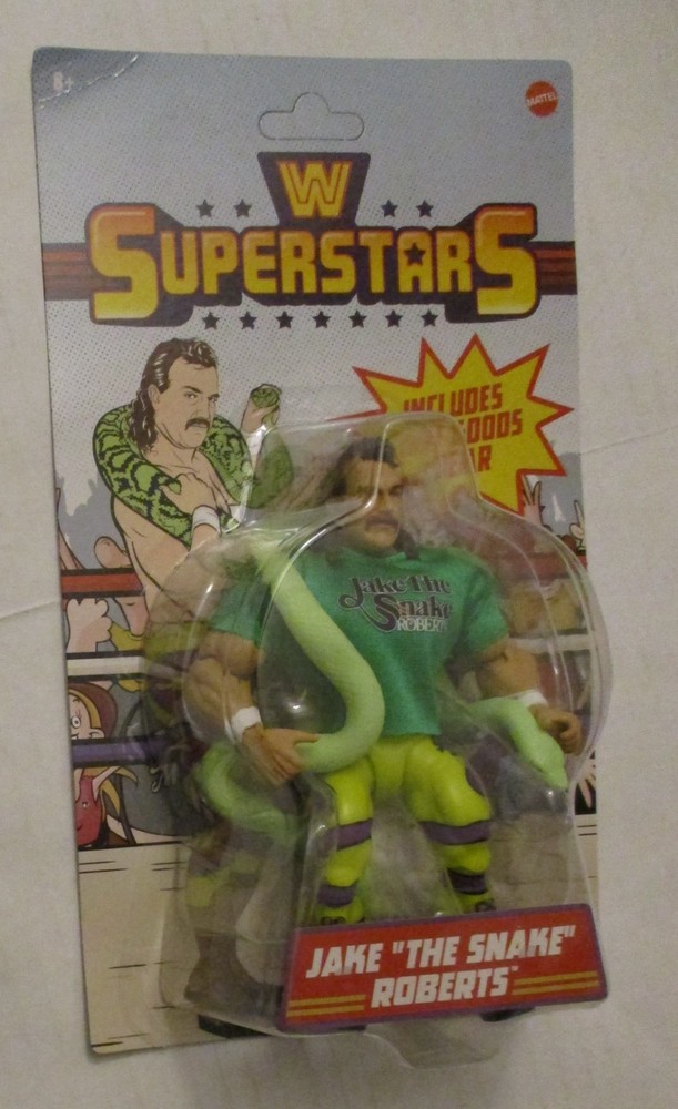 WWE Superstars Series 13 Jake The Snake Roberts Action Figure NEW Mattel 2024