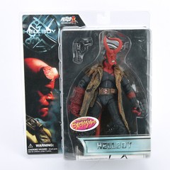 Hellboy Battle Damaged HB 7″ Action Figure Exclusive 1/12 Scale Doll Horn Toys