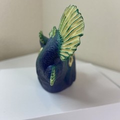 Vintage 1997 AnglerFish Creatures Of The Deep By Safari Ltd 5” Figure Blue Green