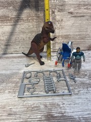 DINO RIDERS Tagg W/ Complete Pachycephalosaurus Tyco Toys Rare Dinosaur Set VTG