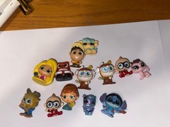 Disney Doorables Lot 13 Figures Stitch Anna Dash Jack Jack Sven Bing Bong Boo