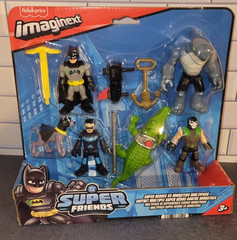 DC Super Friends Imaginext HEROES VS MONSTERS Multipack Fig Set King Shark Ace