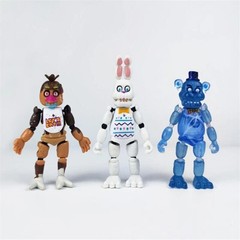 6Pcs Five Nights At Freddy s Articulated Action Figure FNAF Toys Have Light