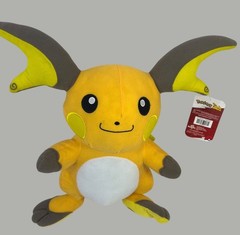 15″ Pokemon Raichu Plush Toy By Toy Factory Yellow & Brown Soft Polyester Stuffe