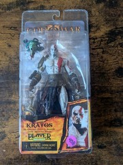 NECA God of War II Kratos Golden Fleece Armor Medusa Head 7″ Figure Sealed New