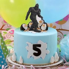 2X For Bigfoot Statue Soild Animals Durable Table Decor Decoration Gift Xmas USA