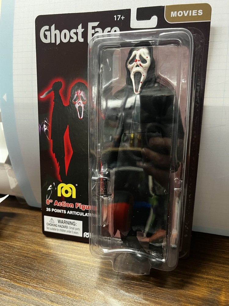MEGO Monsters – 8″ Scream GHOST FACE Action Figure – Bloody Mask Variant