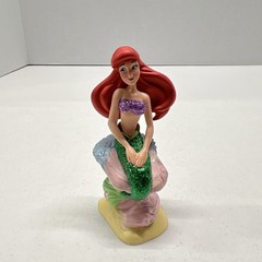 Disney Little Mermaid Ariel Sparkly PVC Figure Cake Topper 3.5in