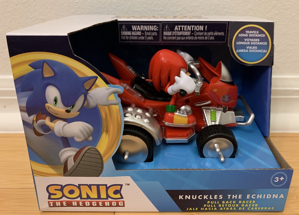 Sonic Sega All-Stars Racing Knuckles The Echidna Pull Back Racer 5.25in NEW NIB