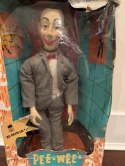 Talking Pee-Wee Herman Doll 1987 Pee-Wee’s Playhouse Never Opened New
