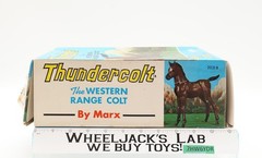 Thundercolt Horse Western Range Colt #2031B Johnny West Series Marx 10″ Vintage