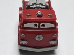 Disney Pixar Cars FISHER PRICE Little People Wheelies Red Fire Truck MATTEL