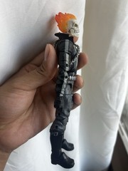 Marvel Legends Ghost Rider Black Outfit Action Figure w/ Chain, Alt Head/Hands