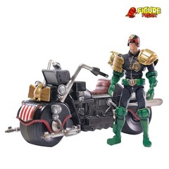 Hiya Toys Judge Dredd & Lawmaster Mk II 4″ Action Figure (1:18 Scale)