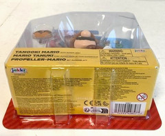 NEW Jakks 42857 World of Nintendo TANOOKI MARIO 4 Inch Mini-Figure + SUPER LEAF