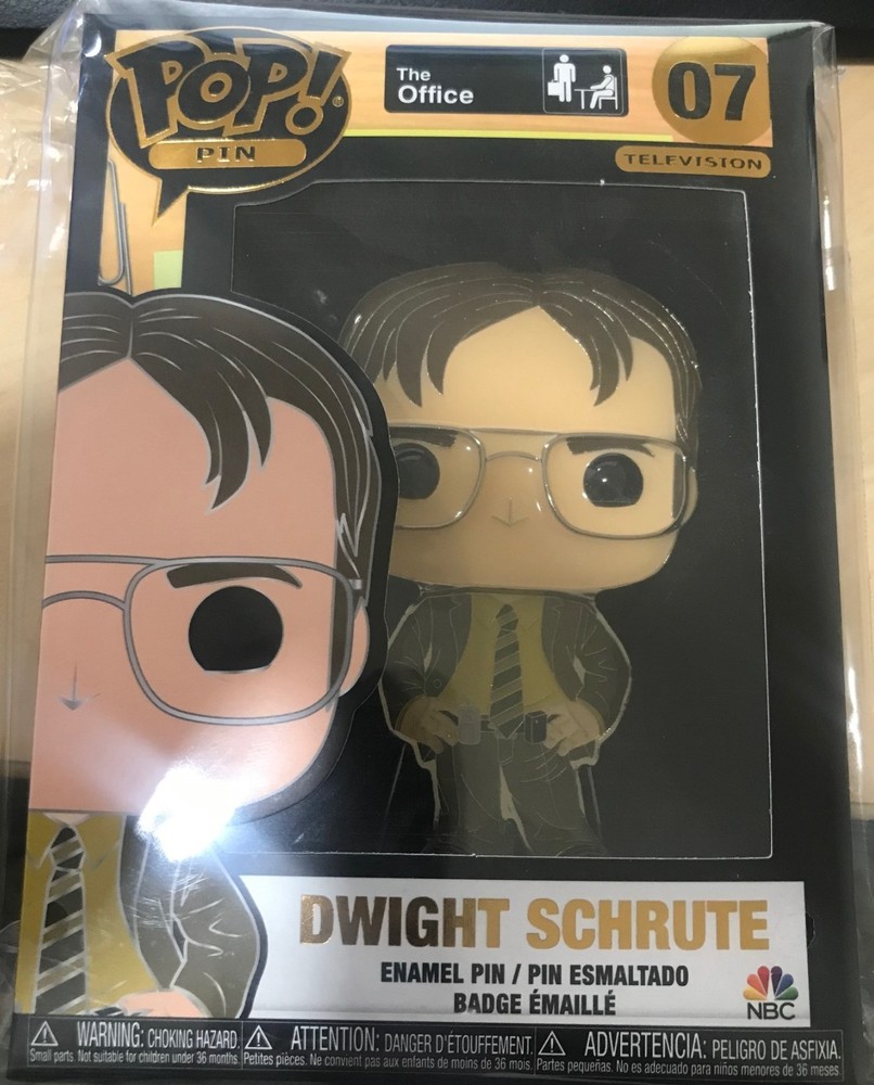Dwight Schrute Funko Enamel Pin #07 BRAND NEW- Free Ship