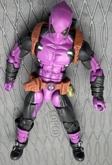 Deadpool Purple Suit Marvel Unlimited Legends Figure SDCC Exclusive LOOSE