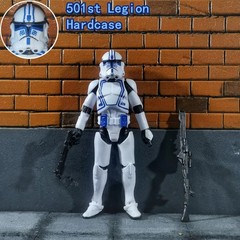 3.75 Inch Clone Trooper 1/18 501st 104th Wolffepack 212th Cody Action