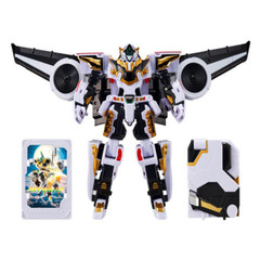 Metal Cardbot S Season 2 Sky Gallop Transformer Robot Plane Figure Toy
