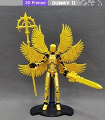 (Assembly Completed) 3D Printed T13 Action Figure, 5.5 Inch Multi-Jointed…