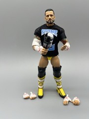 WWE Mattel Elite CM PUNK Defining Moments Ringside Wrestling Figure Pipe Bomb