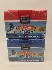 Lot Of 2 Fisch Microfigure 4 Packs. Sealed 2025