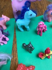 Lot Of 15 My Little Pony Figures Various Sizes Years Generations few Unicorns