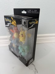 Pokemon Select Metallic 4-Pack Figure Set Pikachu Charmander Bulbasaur Squirtle