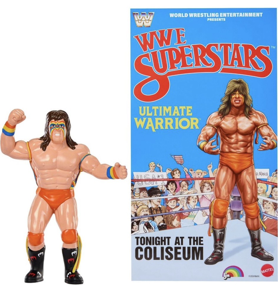 WWE LJN SUPERSTARS THE ULTIMATE WARRIOR TARGET EXCLUSIVE WRESTLING ACTION FIGURE