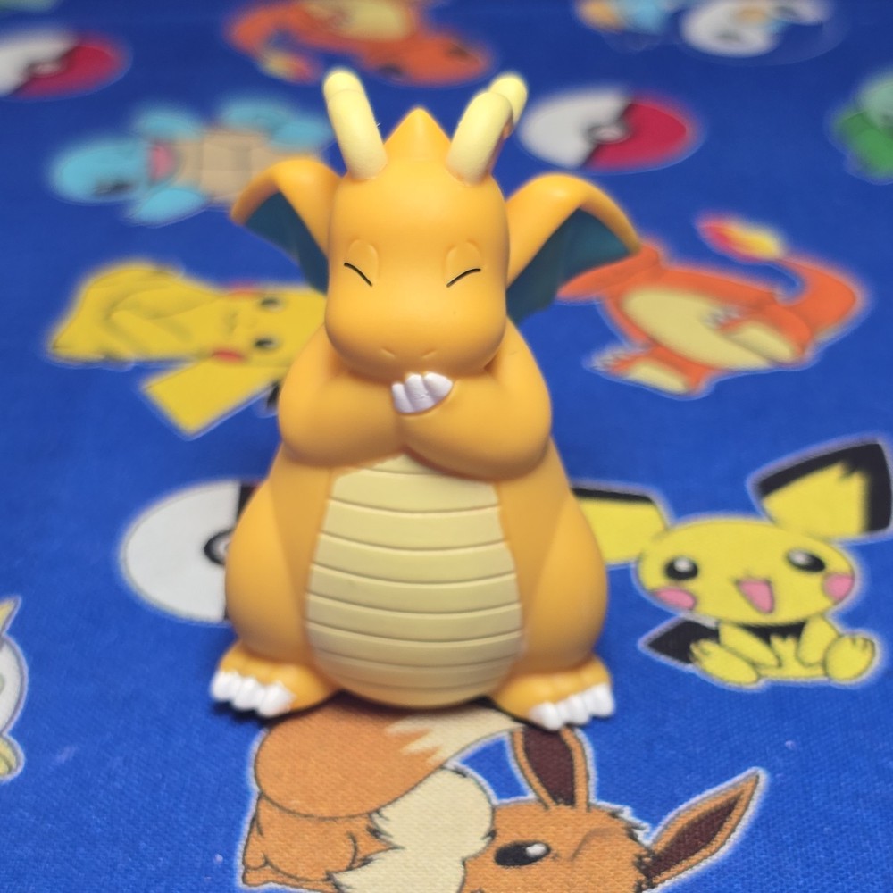 Pokemon Dragonite Laughing Figure Finger Puppet B 2020 Nintendo Bandai Japan USA