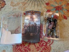 Player Kratos Action Figure God of War Boxed Sword Video Game Franchise