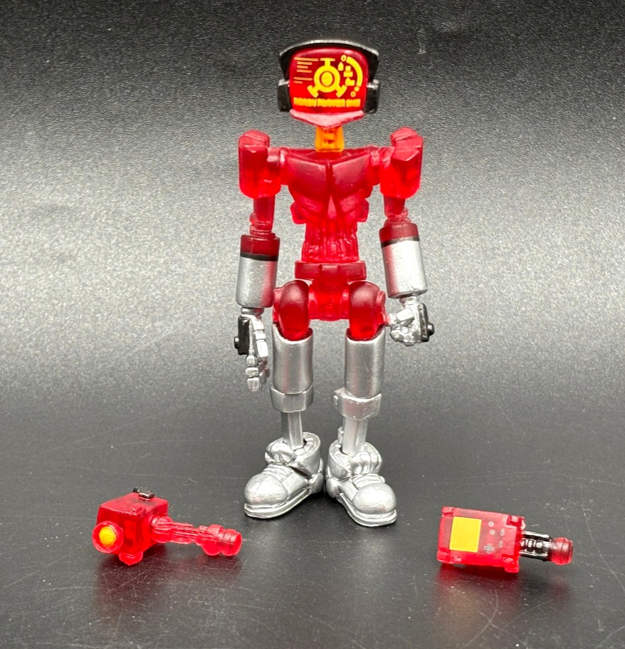 Glyos A/V ROBOT: ORION Nemo’s Factory 2019 Translucent Red & Silver COMPLETE