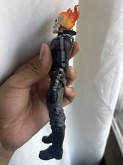 Marvel Legends Ghost Rider Black Outfit Action Figure w/ Chain, Alt Head/Hands