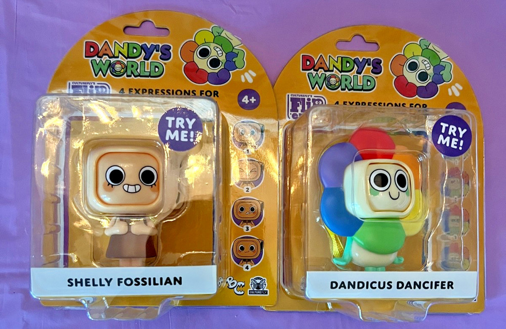 Dandy’s World CultureFly Dandy & Shelly Flip Ems Collectible Sensory Toy