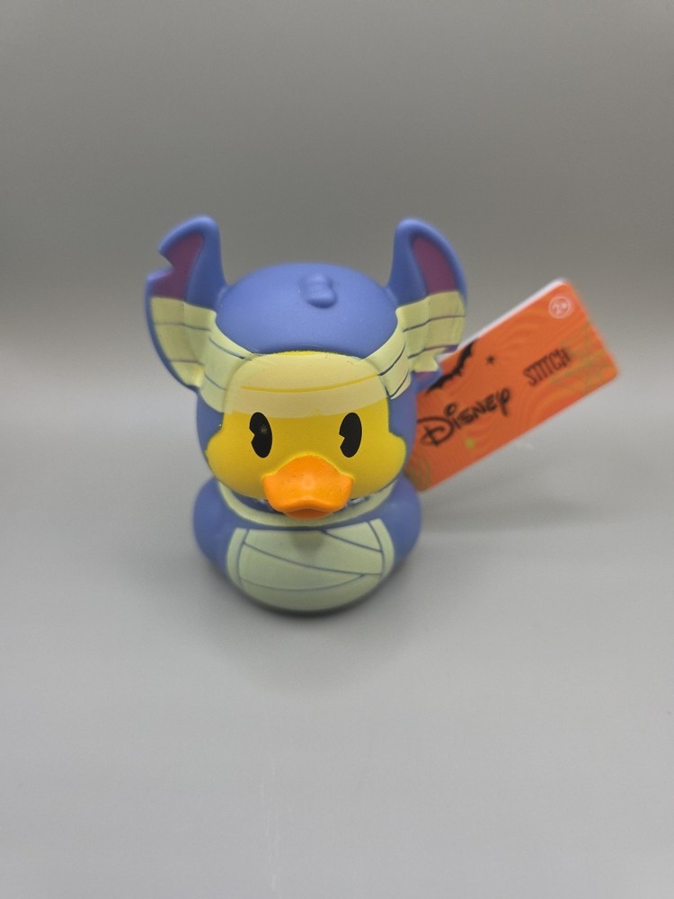 Disney STITCH Mummy ~ Jeep Halloween Rubber Duck 3″ From Lilo and Stitch ~ NEW