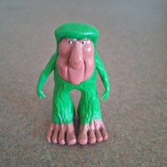 Brainrot Toy Italian Action Figure Brr Brr Patapim 3″ tall Green Monster Ogre
