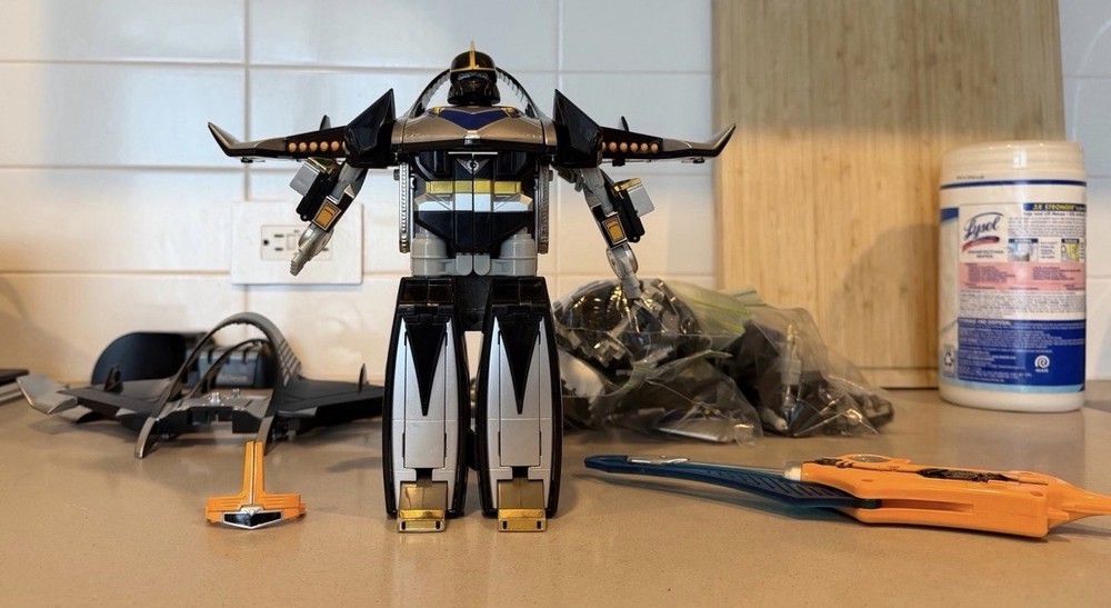 Power Rangers Time Force Shadow Zord + Repair Parts Lot